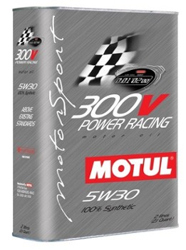 300V 5w30 "Power Racing (2 liter can) (Motul 000749)
